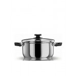 Pyramis Classic Βαθιά Ανοξείδωτη Κατσαρόλα 4.2lt / 22cm 015022201