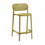 Nuta σκαμπό bar  Technopolymer LIME 48,5x47x102(78/33)cm