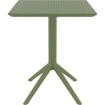 Sky τραπέζι πτυσ/νο olive PP 60x60x74cm 20.0291