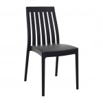 Soho μαύρη καρέκλα PP 45x55x89cm 20.0003