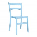 Tiffany γαλάζια καρέκλα PP 45x51x85cm 20.0064