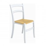 Tiffany S λευκή καρέκλα PP 45x51x85cm 20.0050