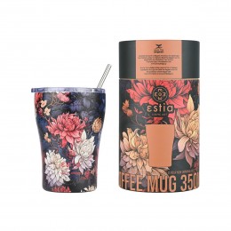 ΘΕΡΜΟΣ COFFEE MUG SAVE THE AEGEAN 350ml MIDNIGHT BLOSSOM 01-22945