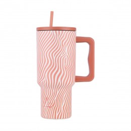 ΘΕΡΜΟΣ STRAW TUMBLER XL SAVE THE AEGEAN 900ml SOFT RIPPLE 01-32043