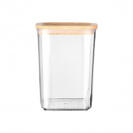 ΔΟΧΕΙΟ ΑΠΟΘΗΚΕΥΣΗΣ ΠΛΑΣΤΙΚΟ 800ml ΜΕ ΚΑΠΑΚΙ BAMBOO ΣΤΟΙΒΑΖΟΜΕΝΟ 01-24260