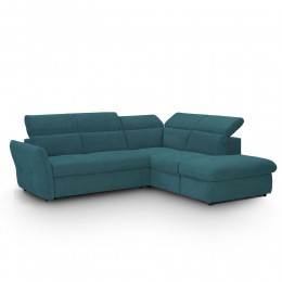 MONSERAT ΚΑΝΑΠΕΣ ΚΡΕΒΑΤΙ ΓΩΝΙΑ ΔΕΞΙΑ PETROL 254x224x90 01-2596