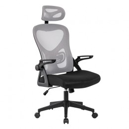 ΠΟΛΥΘΡΟΝΑ Γραφείου A8980 Μαύρο/Γκρί mesh 59X63X46cm