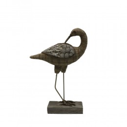 CALOR DECO ΠΟΥΛΙ POLYRESIN ΦΥΣΙΚΟ 20,5x8,5xH31cm
