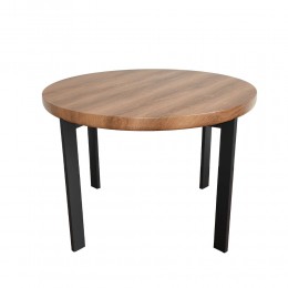BOBBA ΤΡΑΠΕΖΙ ΡΟΤΟΝΤΑ SONOMA 110x110x75cm