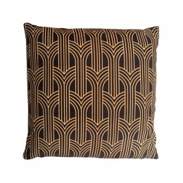 GATE ΔΙΑΚΟΣΜΗΤΙΚΟ ΜΑΞΙΛΑΡΙ ΒΕΛΟΥΔΟ ΧΡΥΣΟ/ΜΑΥΡΟ 45x45cm