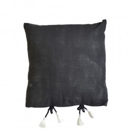 SABLE 9 ΔΙΑΚΟΣΜΗΤΙΚΟ ΜΑΞΙΛΑΡΙ 45x45cm ΒΑΜΒΑΚΙ ΜΑΥΡΟ