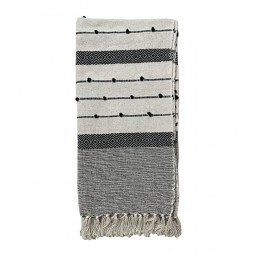 SAND ΡΙΧΤΑΡΙ ΔΙΑΚΟΣΜΗΤΙΚΟ ΒΑΜΒΑΚΙ ΛΕΥΚΟ ΜΑΥΡΟ 125x150cm