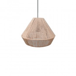 ROPE C ΦΩΤΙΣΤΙΚΟ ΟΡΟΦΗΣ 35x35x26 ΓΙΟΥΤΑ ΦΥΣΙΚΟ ΜΕΤΑΛΛΟ