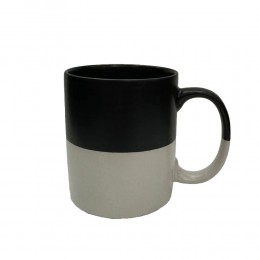 GOOD MORNING ΚΟΥΠΑ NEW BONE CHINA ΜΑΥΡΟ ΛΕΥΚΟ D8xH9,7cm