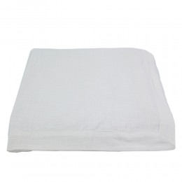 MANTEL BLANC C ΤΡΑΠΕΖΟΜΑΝΤΗΛΟ/RUNNER ΒΑΜΒΑΚΙ ΛΕΥΚΟ 300x140