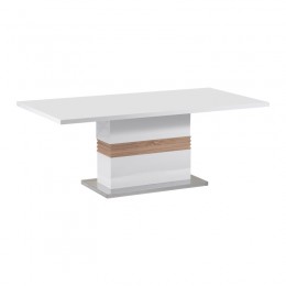 Τραπέζι Zoekrin Inart λευκό mdf 200x100x76εκ 029-000263