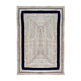 REVA ΧΑΛΙ ΓΙΟΥΤΑ ΒΑΜΒΑΚΙ ΦΥΣΙΚΟ ΜΑΥΡΟ 200x300cm