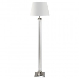 SKYLER ΦΩΤΙΣΤΙΚΟ ΕΠΙΔΑΠΕΔΙΟ ΑΣΗΜΙ ΛΕΥΚΟ 41x41xH152cm
