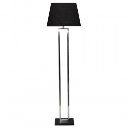 ANSELM ΦΩΤΙΣΤΙΚΟ ΕΠΙΔΑΠΕΔΙΟ ΑΣΗΜΙ ΜΑΥΡΟ 41x25xH154cm 029216
