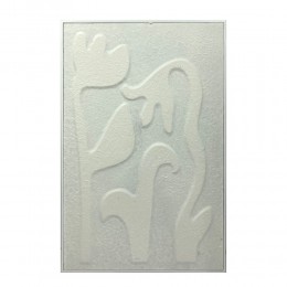 BIG DREAMS B ΠΙΝΑΚΑΣ ΞΥΛΟ ΛΕΥΚΟ ΚΟΡΝΙΖΑ ΛΕΥΚΟ 60x90xH3,5cm