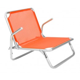 ΚΑΡΕΚΛΑΚΙ ΠΑΡΑΛΙΑΣ ΣΚΟΥΡΟ ORANGE 61x55x54CM 03.CH-077/Ο