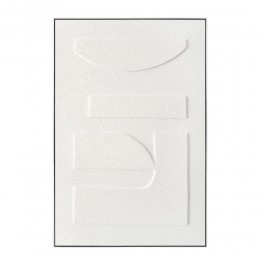 BREEZE 2 ΠΙΝΑΚΑΣ ΚΑΜΒΑΣ ΛΕΥΚΟ ΞΥΛΟ ΚΟΡΝΙΖΑ ΛΕΥΚΟ 80x120xH6cm