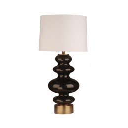WHITLEY ΦΩΤΙΣΤΙΚΟ ΕΠΙΤΡΑΠΕΖΙΟ 38x38x75 ΓΥΑΛΙ ΜΑΥΡΟ ΧΡΥΣΟ ΛΙΝΟ ΛΕΥΚΟ