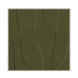ACETE ΠΙΝΑΚΑΣ ΔΙΑΚΟΣΜΗΣΗΣ MDF ΛΑΔΙ PVC ΦΥΛΛΟ ΚΟΡΝΙΖΑ ΦΥΣΙΚΟ 77x77xH4,3cm 031360