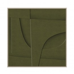 ACETE ΠΙΝΑΚΑΣ ΔΙΑΚΟΣΜΗΣΗΣ MDF ΛΑΔΙ PVC ΦΥΛΛΟ ΚΟΡΝΙΖΑ ΦΥΣΙΚΟ 77x77xH4,3cm 031361