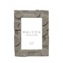 ROCK ΚΟΡΝΙΖΑ POLYRESIN ΓΥΑΛΙ ΜΠΕΖ 16x2xH21cm 031482
