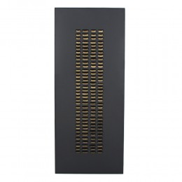 ESCAPE ΠΙΝΑΚΑΣ ΜΕΤΑΛΛΟ ΜΑΥΡΟ ΧΡΥΣΟ MDF 50x120xH3,5cm 032108