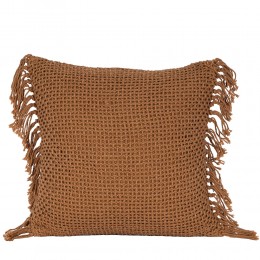 ARNAV ΔΙΑΚΟΣΜΗΤΙΚΟ ΜΑΞΙΛΑΡΙ 45x45 ΥΦΑΣΜΑ CARAMEL POLYESTER 032798