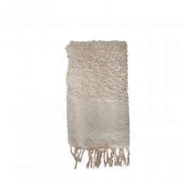 SIMPUL ΡΙΧΤΑΡΙ ΔΙΑΚΟΣΜΗΤΙΚΟ 130x170cm ΥΦΑΣΜΑ ΛΕΥΚΟ ΜΠΕΖ