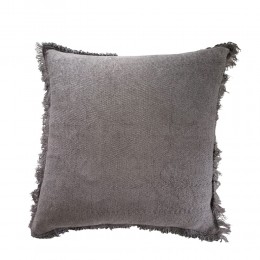 RASUL ΔΙΑΚΟΣΜΗΤΙΚΟ ΜΑΞΙΛΑΡΙ 45x45 ΥΦΑΣΜΑ ΓΚΡΙ POLYESTER 032811