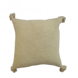 NIHAL ΔΙΑΚΟΣΜΗΤΙΚΟ ΜΑΞΙΛΑΡΙ 45x45 ΥΦΑΣΜΑ ΜΠΕΖ POLYESTER 032818