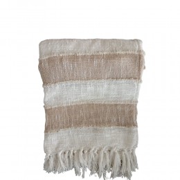 SUNIL ΡΙΧΤΑΡΙ ΔΙΑΚΟΣΜΗΤΙΚΟ 180x240cm ΥΦΑΣΜΑ ΜΠΕΖ ΛΕΥΚΟ