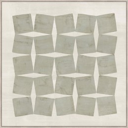 CHAINED ΠΙΝΑΚΑΣ ΔΙΑΚΟΣΜΗΤΙΚΟΣ ΜΕ ΚΟΡΝΙΖΑ 80x80x4cm ΚΑΜΒΑΣ BEIGE ΓΚΡΙ ΞΥΛΟ ΦΥΣΙΚΟ