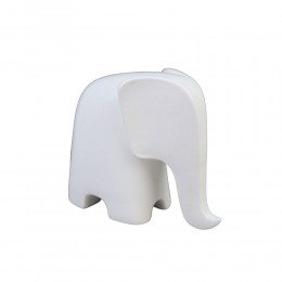 BIANCO ΔΙΑΚΟΣΜΗΤΙΚΟ ΕΛΕΦΑΝΤΑΣ 18.5x8.5x16 POLYRESIN ΛΕΥΚΟ