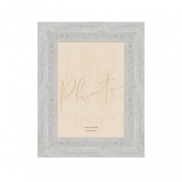 LITHOS ΚΟΡΝΙΖΑ 18.6x1.5x23.7cm POLYRESIN ΛΕΥΚΟ BEIGE ΓΥΑΛΙ