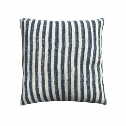 SAIL ΔΙΑΚΟΣΜΗΤΙΚΟ ΜΑΞΙΛΑΡΙ 50x50cm ΥΦΑΣΜΑ ΜΠΛΕ/BEIGE ΡΙΓΕ ΑΣΠΡΟ