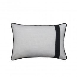 ISLE B ΔΙΑΚΟΣΜΗΤΙΚΟ ΜΑΞΙΛΑΡΙ 60x40cm ΥΦΑΣΜΑ ΛΕΥΚΟ ΜΑΥΡΟ