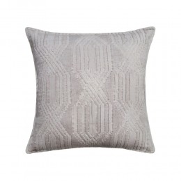 FELIC A ΔΙΑΚΟΣΜΗΤΙΚΟ ΜΑΞΙΛΑΡΙ 50x50cm ΥΦΑΣΜΑ ΜΠΕΖ