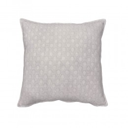 FELIC C ΔΙΑΚΟΣΜΗΤΙΚΟ ΜΑΞΙΛΑΡΙ 50x50cm ΥΦΑΣΜΑ ΛΕΥΚΟ