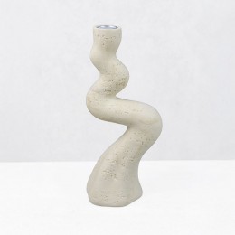 ANGLES II ΚΗΡΟΠΗΓΙΟ ΔΙΑΚΟΣΜΗΤΙΚΟ 10.5x7x23.5cm RESIN ΜΠΕΖ