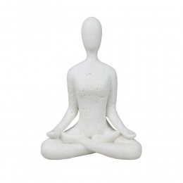 MORPH II ΔΙΑΚΟΣΜΗΤΙΚΟ ΣΩΜΑ 13x7.5x17.5cm RESIN ΑΣΠΡΟ