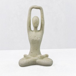 MORPH VI ΔΙΑΚΟΣΜΗΤΙΚΟ ΣΩΜΑ 12.5x8x21cm RESIN ΜΠΕΖ