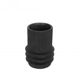 HELIX ΒΑΖΟ 25x25x34.5cm MgO ΜΑΥΡΟ