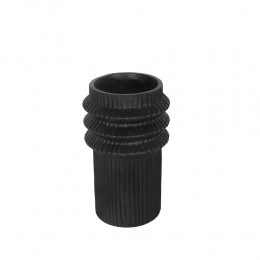 HELIX ΒΑΖΟ 25.5x25.5x42.5cm MgO ΜΑΥΡΟ