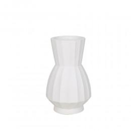 FOLDA ΒΑΖΟ 24x24x41cm MgO ΑΣΠΡΟ