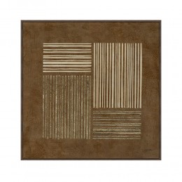 VAILO ΠΙΝΑΚΑΣ ΔΙΑΚΟΣΜΗΤΙΚΟΣ ΜΕ ΚΟΡΝΙΖΑ 82.6x4.3x82.6cm ΚΑΜΒΑΣ ΚΑΦΕ ΜΠΕΖ PS